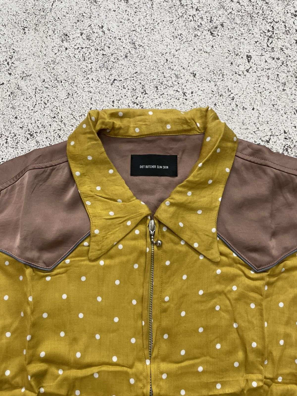 Japanese Brand 2000s Diet Butcher Slim Skin - Silk Rayon Jacket AW 13 Size US M / EU 48-50 / 2 - 2 Thumbnail