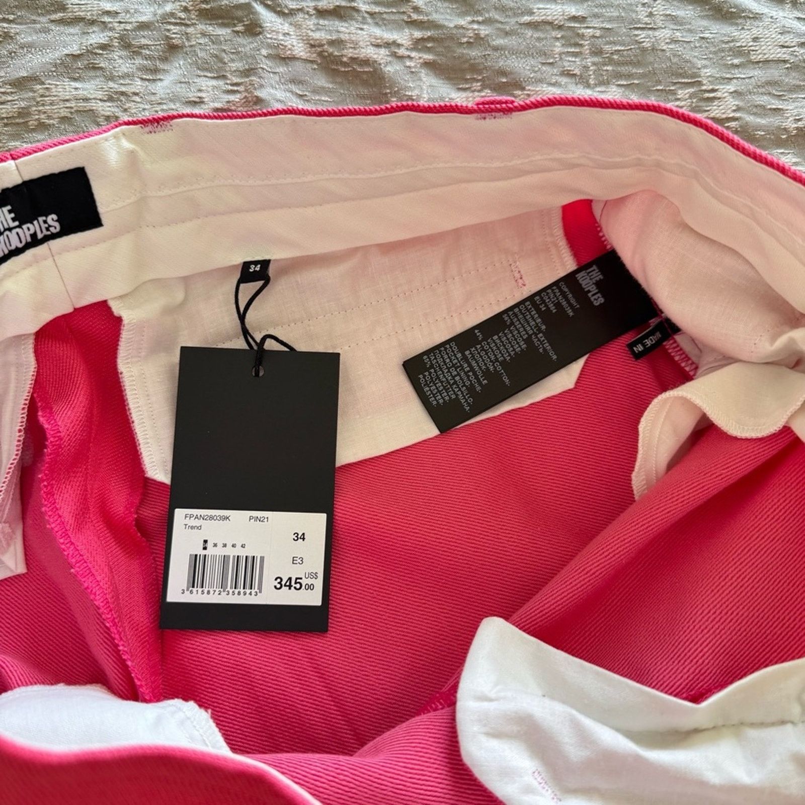 The Kooples NWT! The Kooples Pink Trousers, Size 34 Size XS / US 0-2 / IT 36-38 - 11 Thumbnail