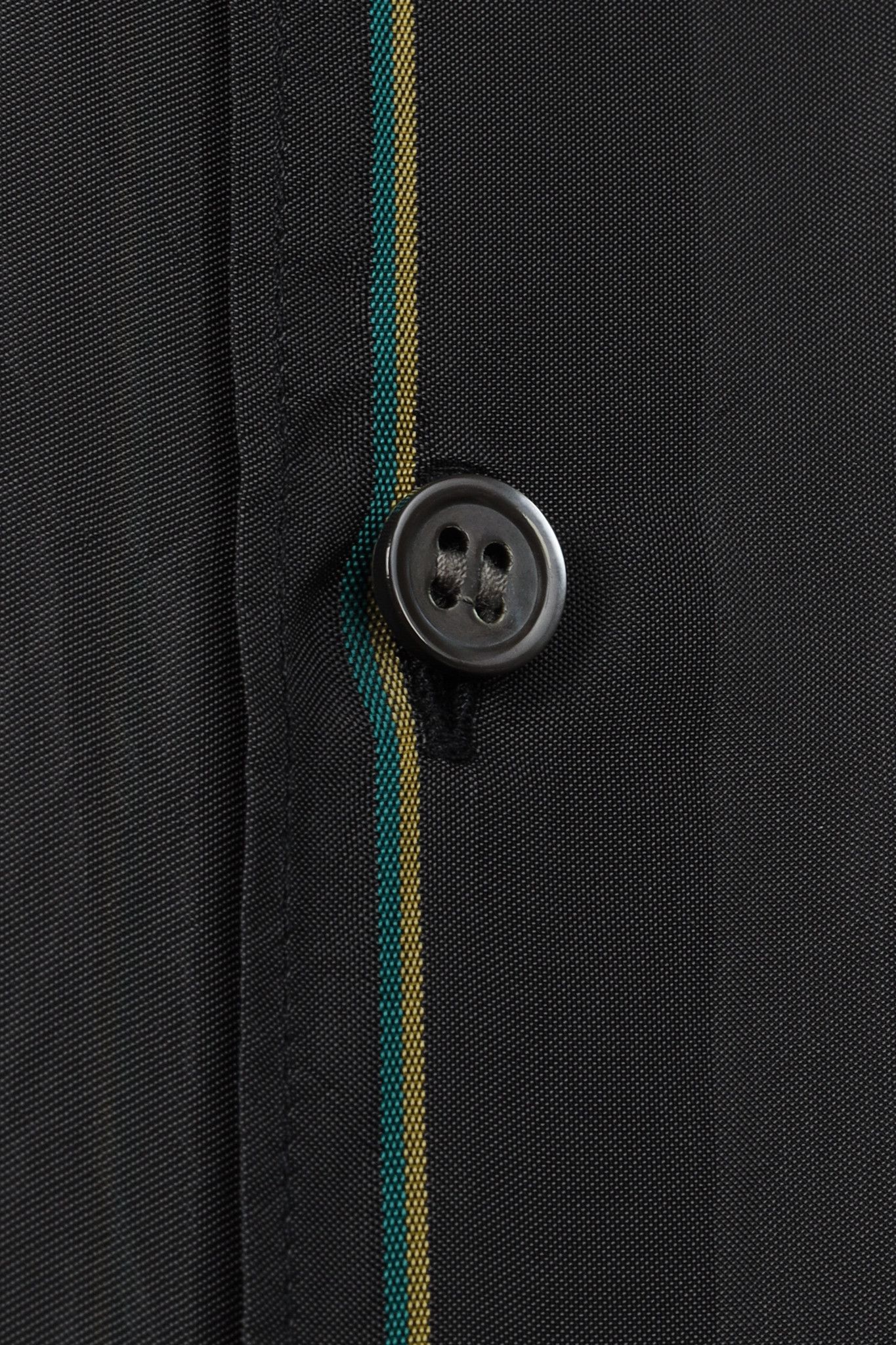 Comme des Garcons Comme des Garçons Shirt Black Multi-Colour Stripe Button Up Size US M / EU 48-50 / 2 - 9 Thumbnail