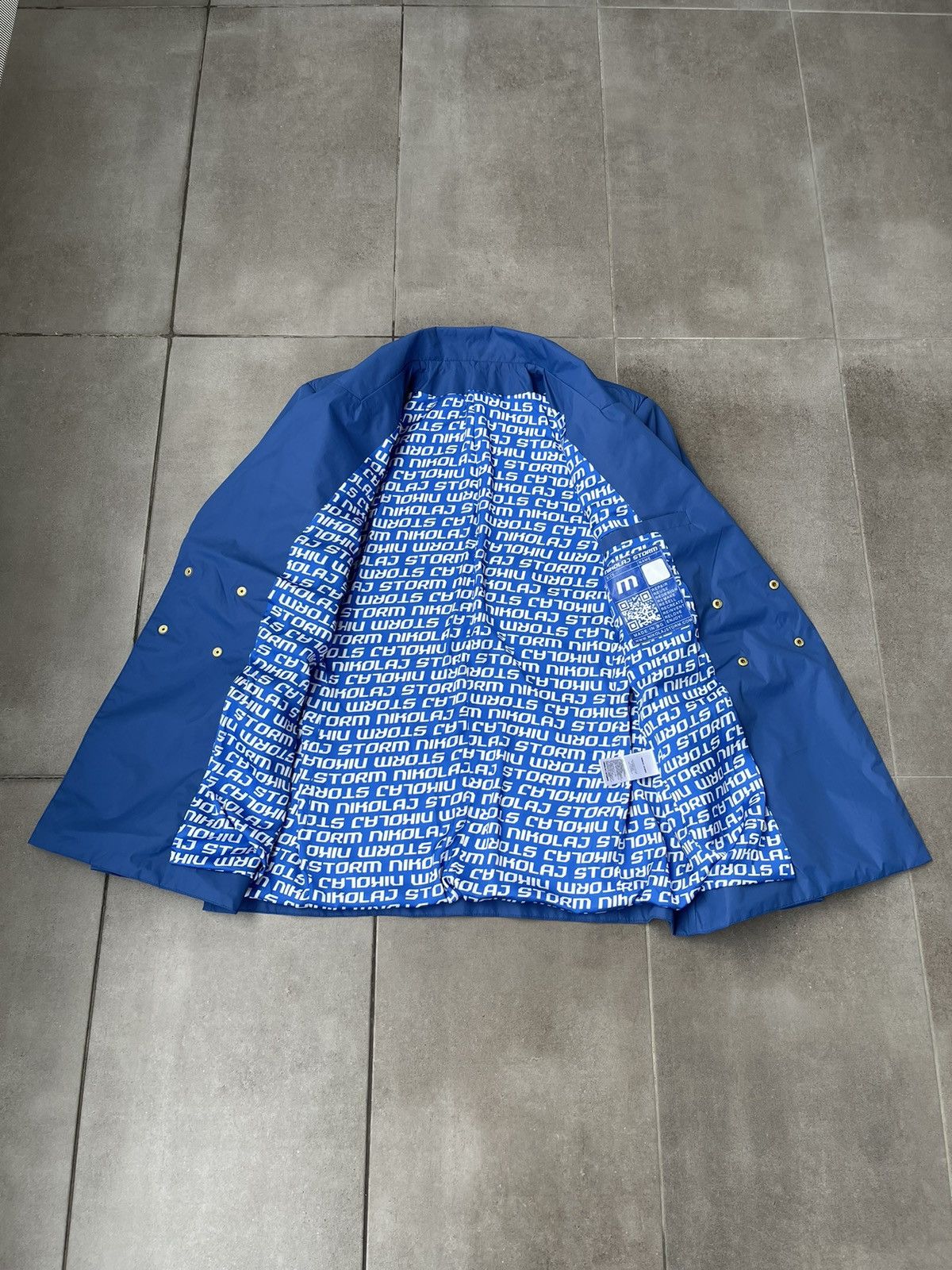 Other !DS! SS22 Nikolaj Storm Pisac Technical Blue Blazer Jacket Size US M / EU 48-50 / 2 - 17 Thumbnail