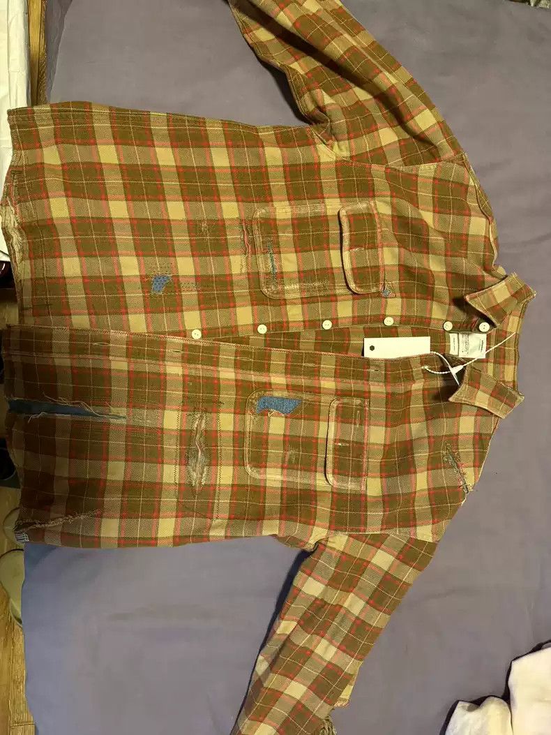 image of Visvim 20Ss Lumber Crash Shirt, Men's (Size Medium)