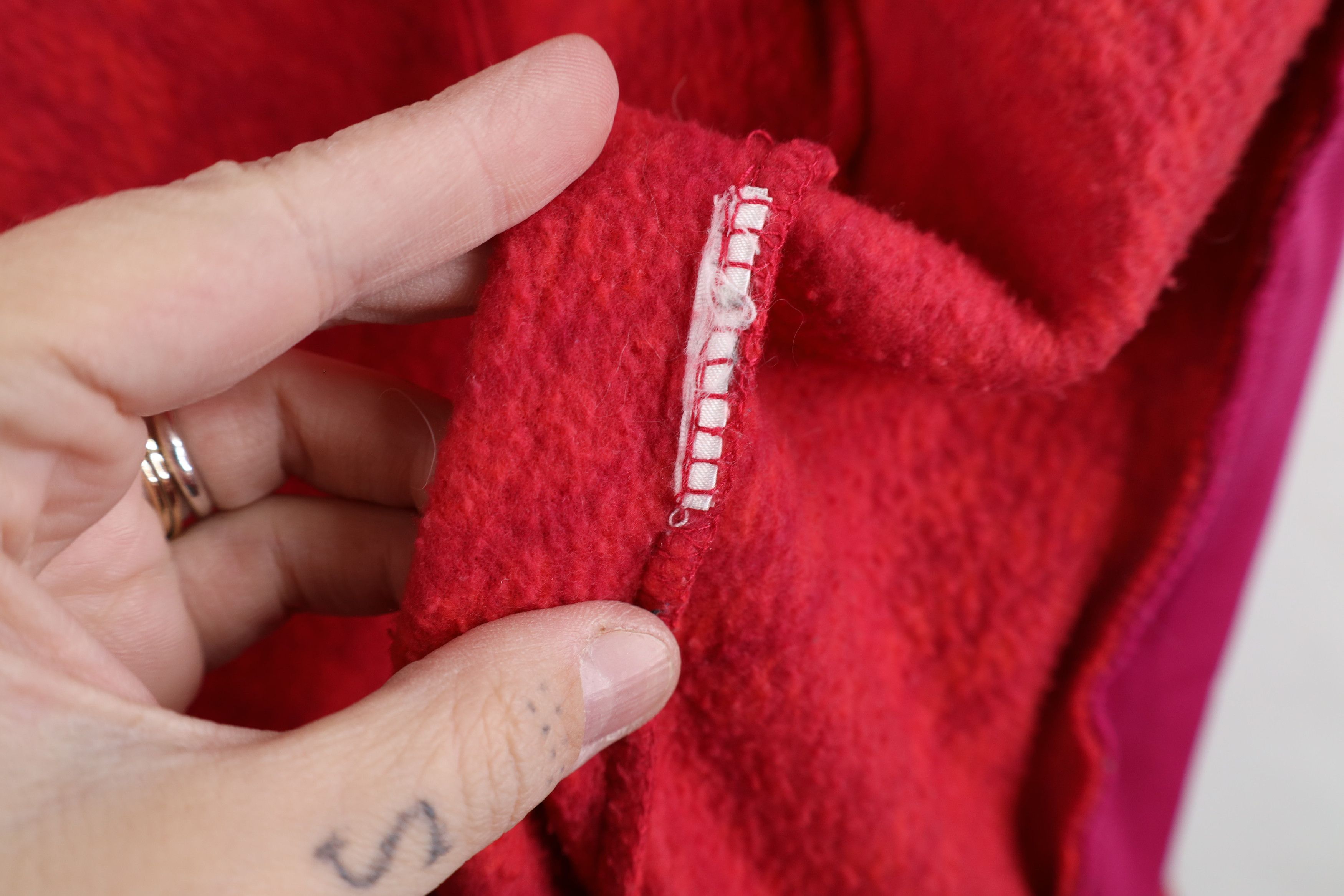 Columbia Columbia Spell Out Geometric Full Zip Fleece Jacket Pink Red Size M / US 6-8 / IT 42-44 - 11 Thumbnail