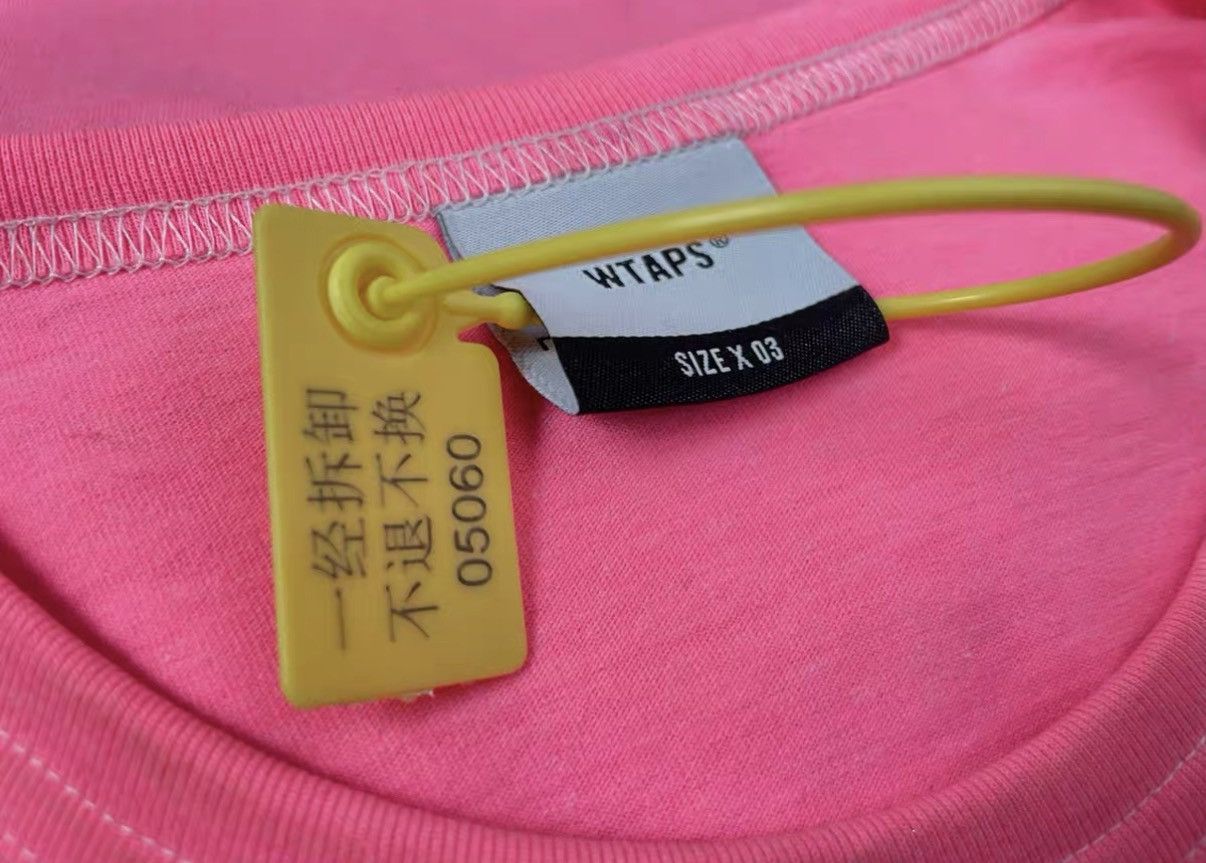 Wtaps WTAPS Small Logo Pink Pocket Tee with Outer Label J31 Size US M / EU 48-50 / 2 - 5 Thumbnail