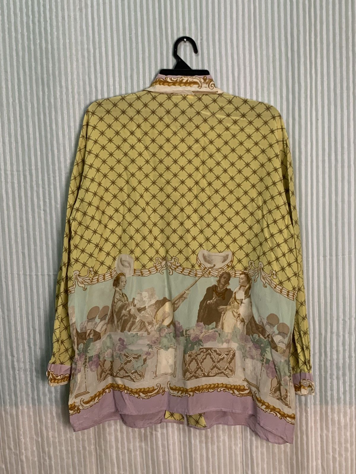Byblos Rare Design Vintage Byblos Italian Designer Blouse Size L / US 10 / IT 46 - 2 Thumbnail