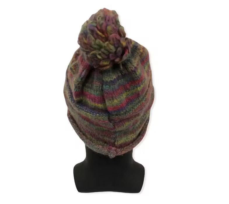 Vintage × Wrangler Vintage Wrangler Multicolour Beanie Hat Size ONE SIZE - 4 Thumbnail