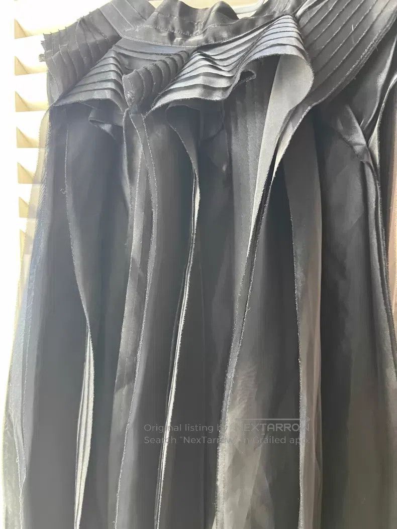 Comme des Garcons Comme Des Garcons Artistic Black Tulle Long Dress Size S / US 4 / IT 40 - 4 Thumbnail