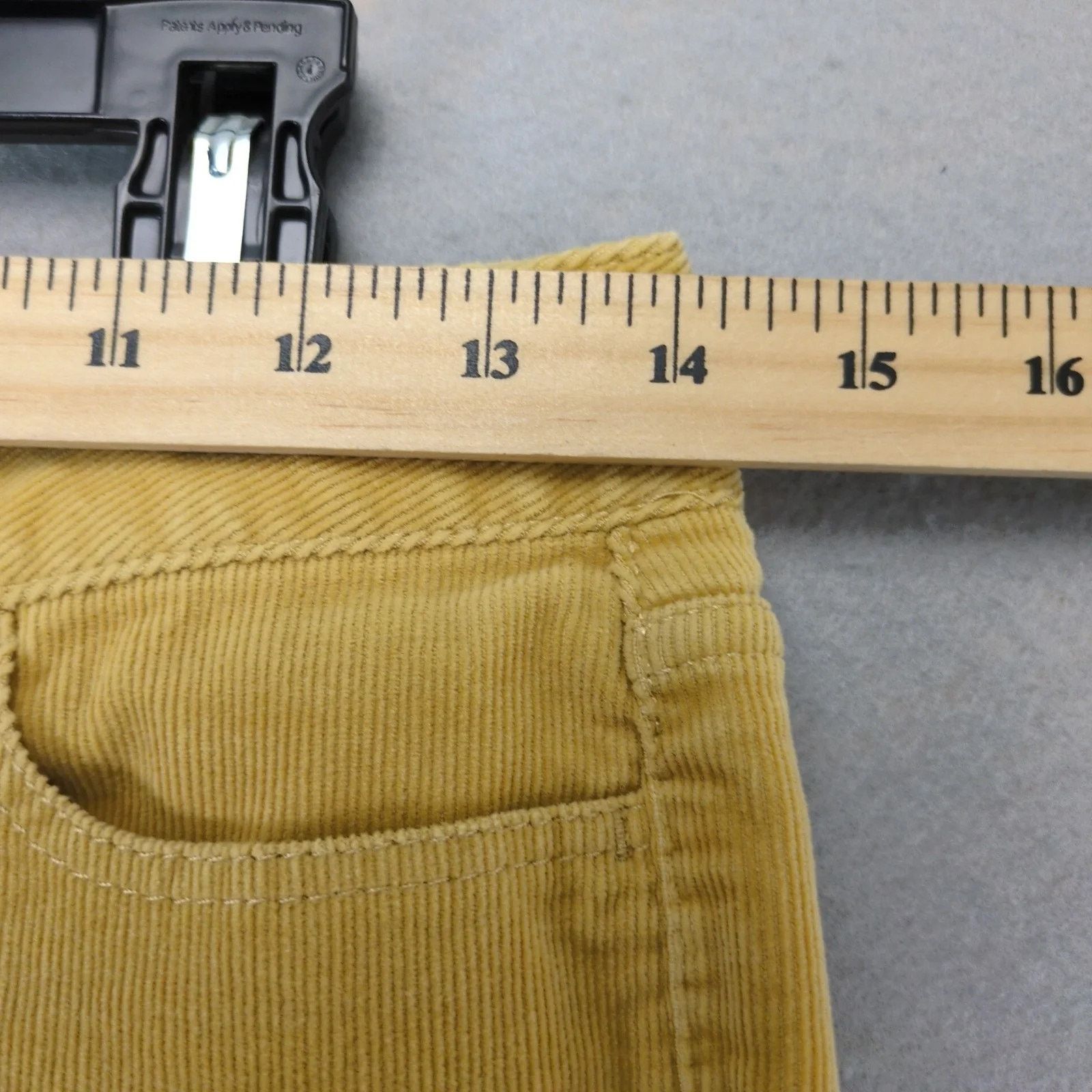 Other Talbots Heritage Gold Corduroy Pants Women's 4 Petite 28x28" Size 27" / US 4 / IT 40 - 5 Thumbnail