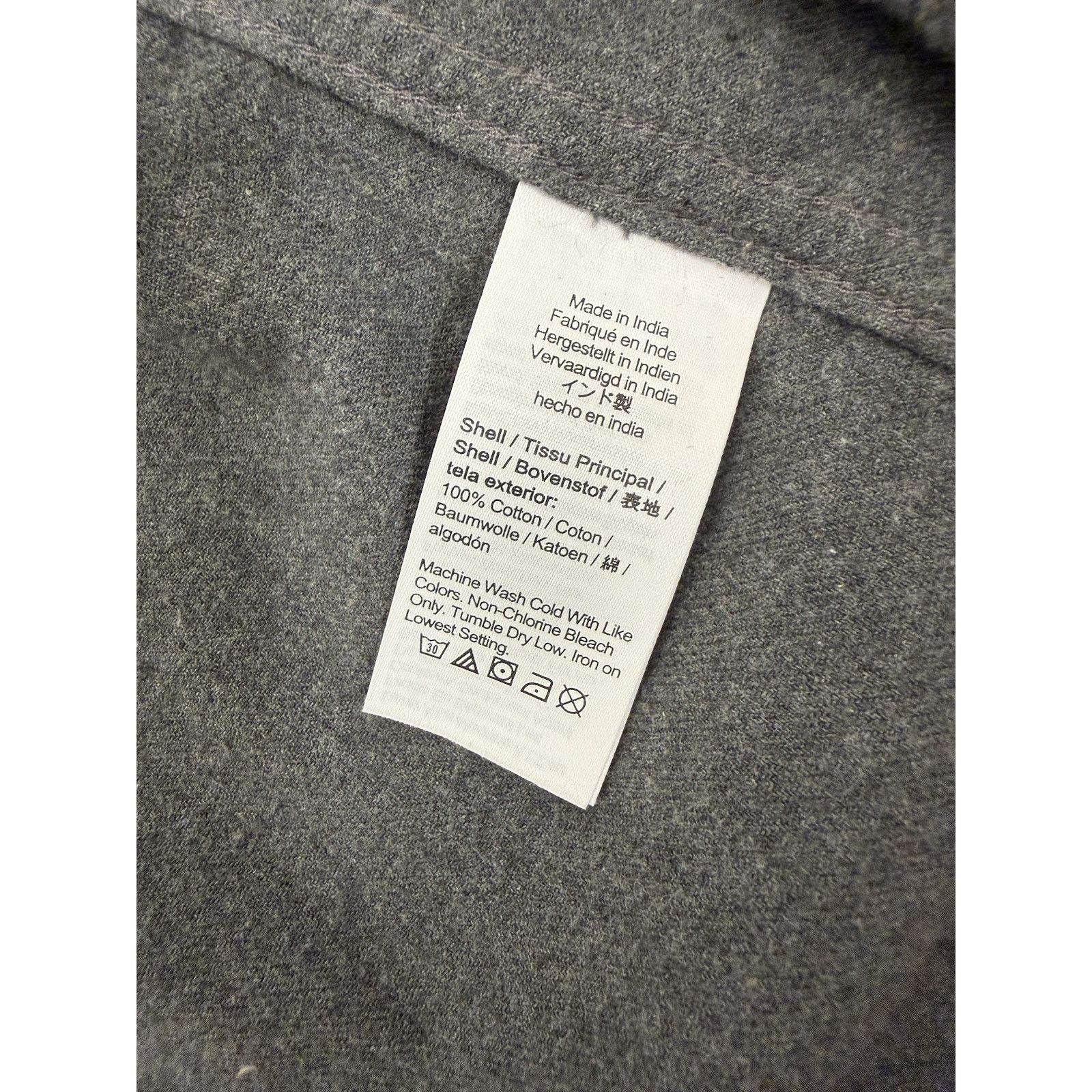 J.Crew J. Crew Classic Flannel Shirt Long Sleeve - Grey Size US L / EU 52-54 / 3 - 5 Thumbnail