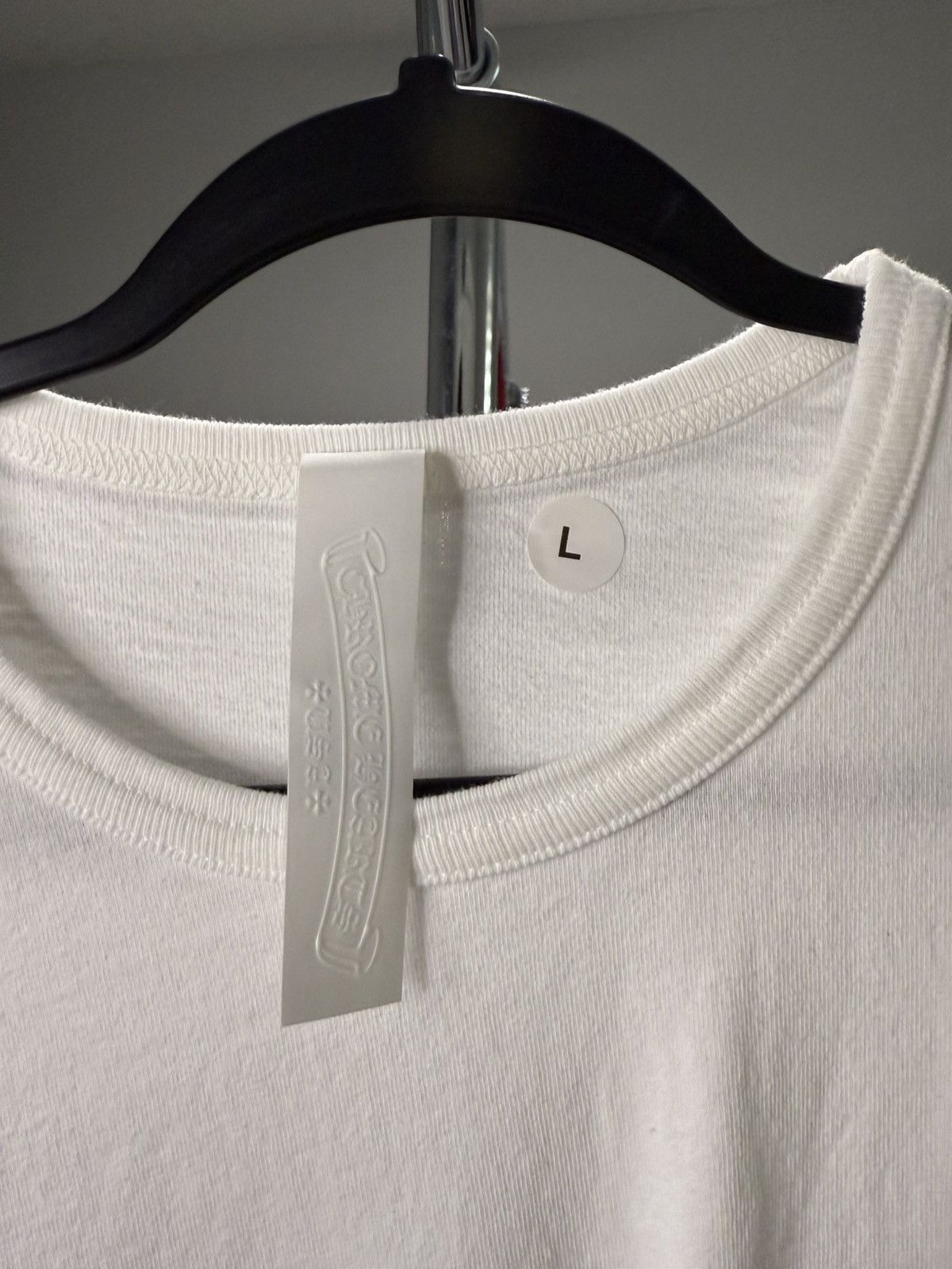 Chrome Hearts Chrome Hearts White “Y Not” Embroidered Longlseeve Size US L / EU 52-54 / 3 - 4 Thumbnail