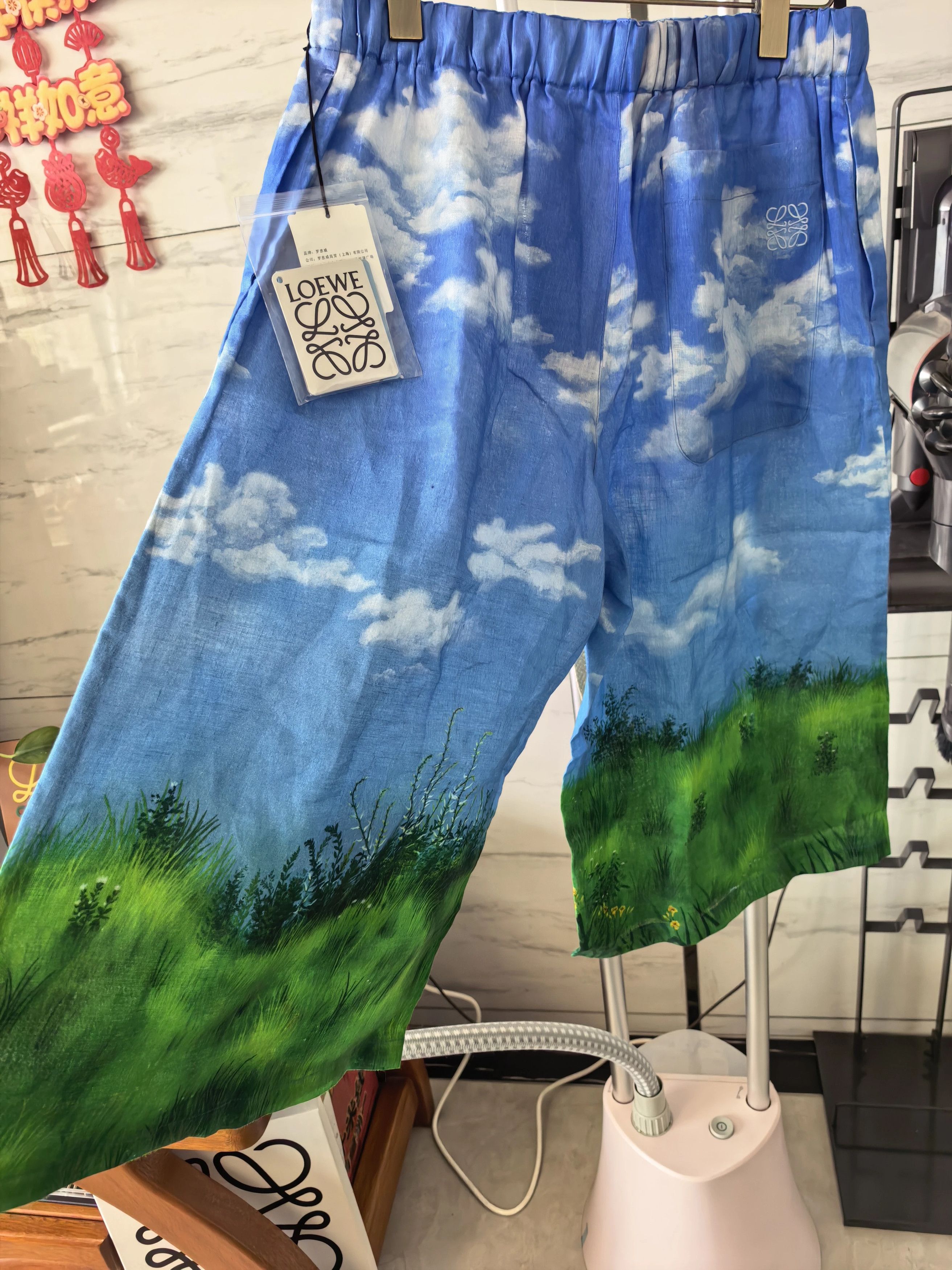 Loewe LOEWE x Totoro Linen 7-Shorts XS Size US 28 / EU 44 - 8 Thumbnail