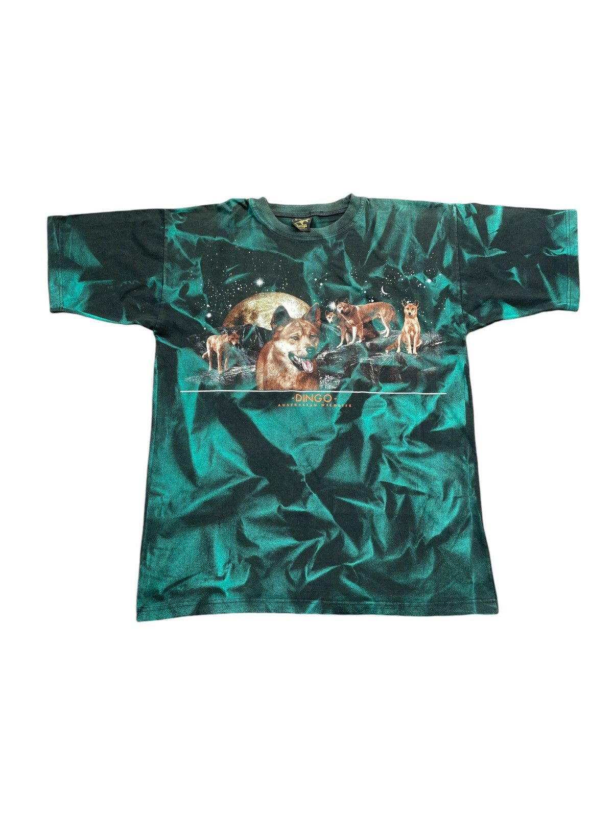 Vintage Vintage Dingo Australia Wildlife Tie Dye Size US XL / EU 56 / 4 - 1 Thumbnail