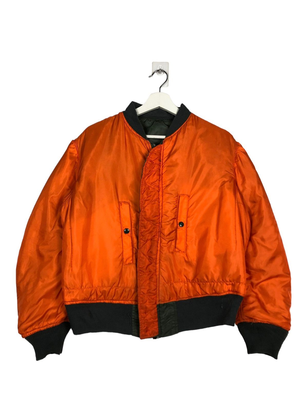 Alpha Industries 🔥 1970s VINTAGE RIOT RIOT ALPHA BOMBER JACKET MADE IN USA Size US M / EU 48-50 / 2 - 13 Thumbnail