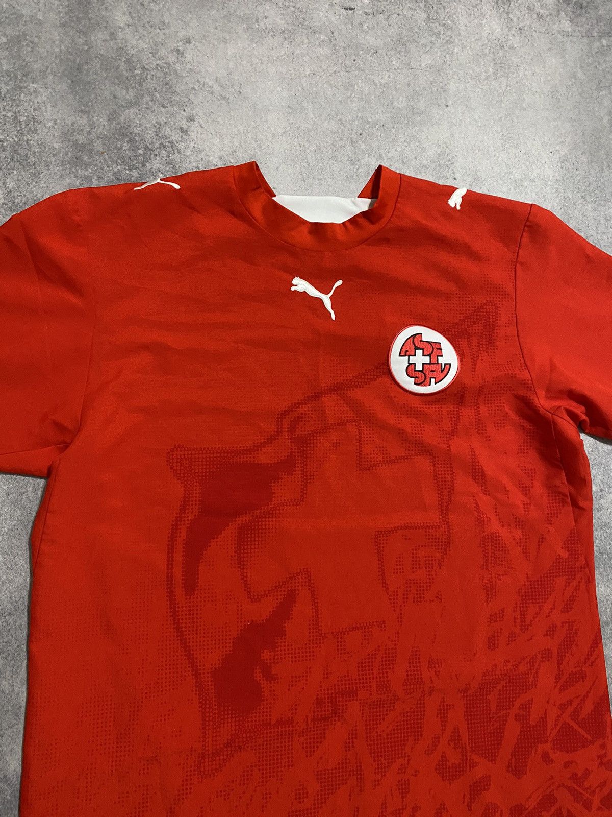 Puma Puma Switzerland National Team 2006/2007 Soccer Jersey Shirt Size US L / EU 52-54 / 3 - 2 Thumbnail
