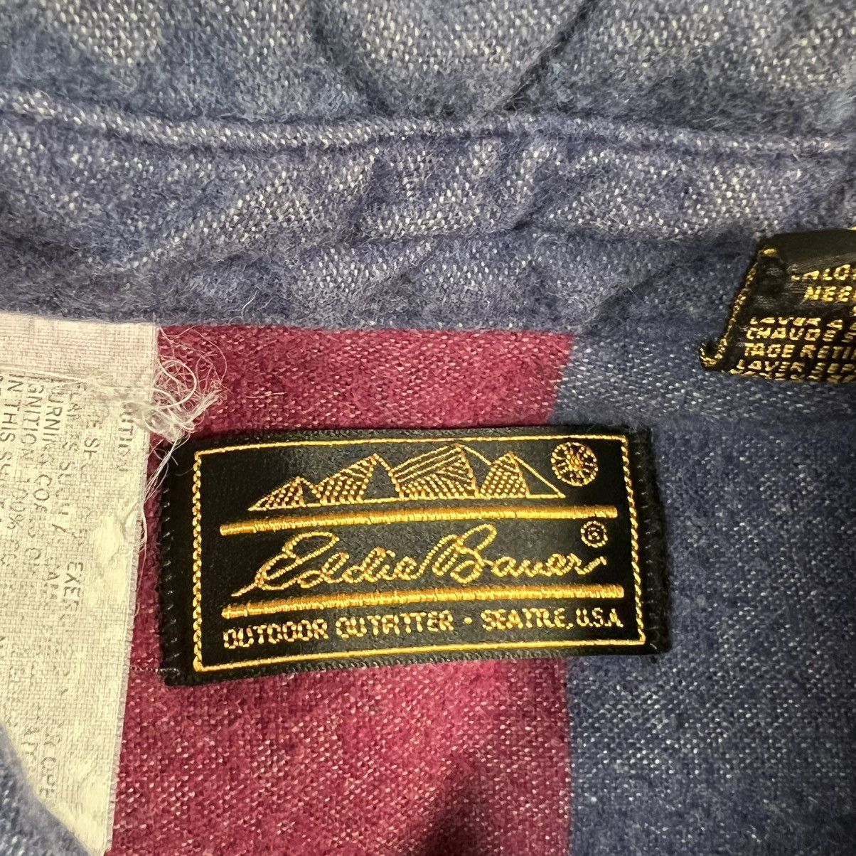 Eddie Bauer Vintage Eddie Bauer Heavyweight Flannel Striped Made In USA Size US XL / EU 56 / 4 - 4 Thumbnail