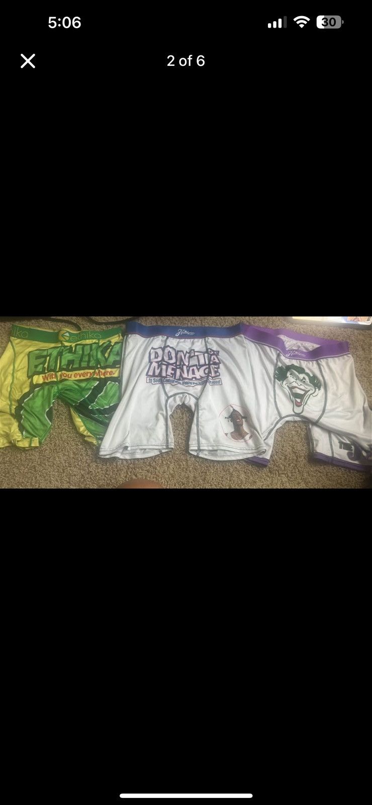 Ethik 3 pairs of boxers Size US 28 / EU 44 - 1 Preview