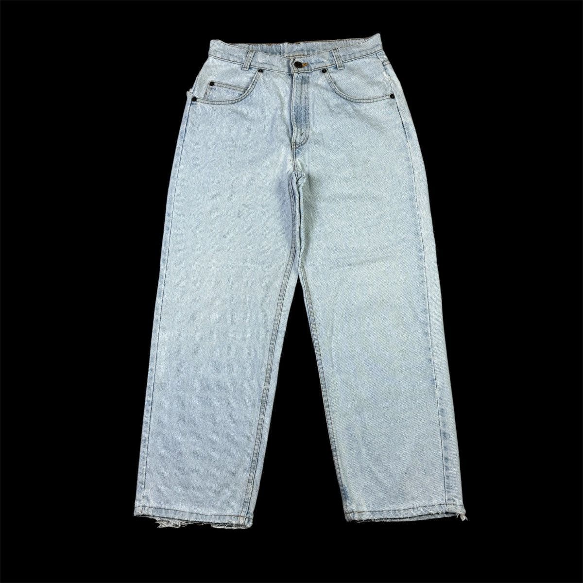 Levi's × Vintage 💥Vintage 90s Levis 580 Student Baggy Fit Sick Blue Wash Jean Size US 28 / EU 44 - 1 Thumbnail
