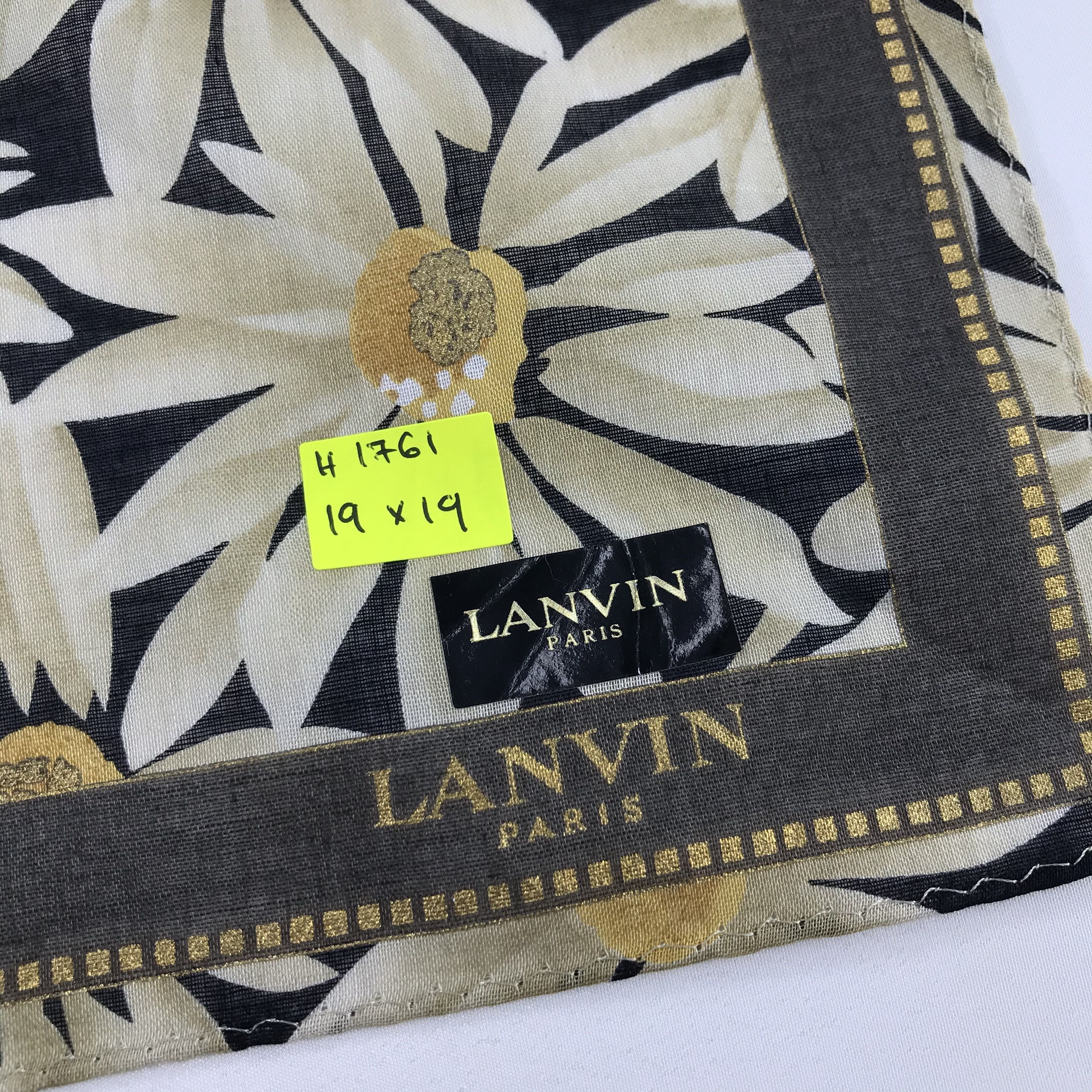 Lanvin × Vintage Lanvin Handkerchief / Neckerchief / Bandana Size ONE SIZE - 5 Thumbnail