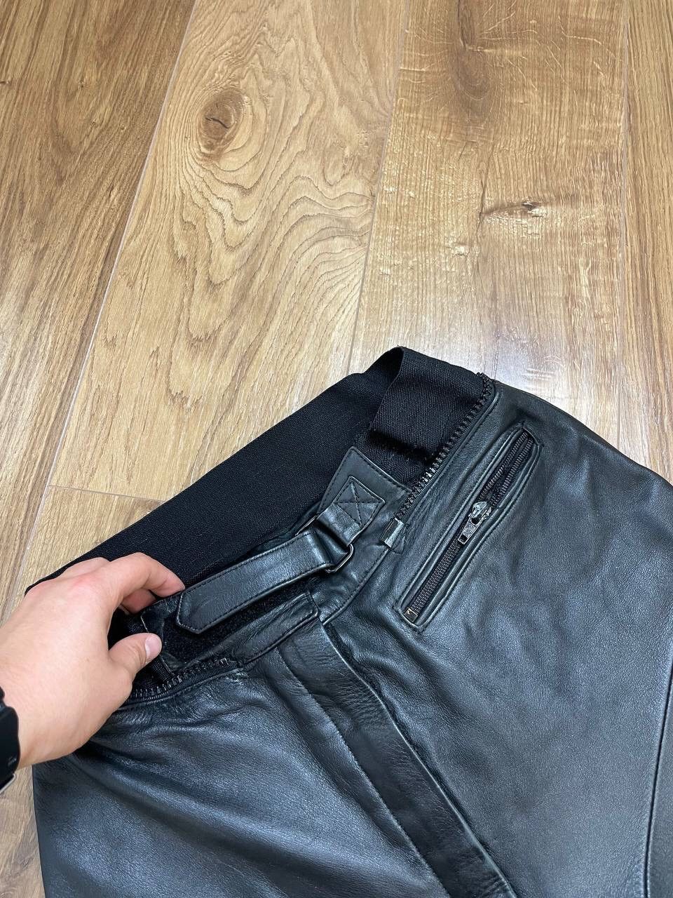 Vintage Vintage 90’s Y2K Style Moto Genuine Leather Pants Trousers Size US 30 / EU 46 - 7 Thumbnail