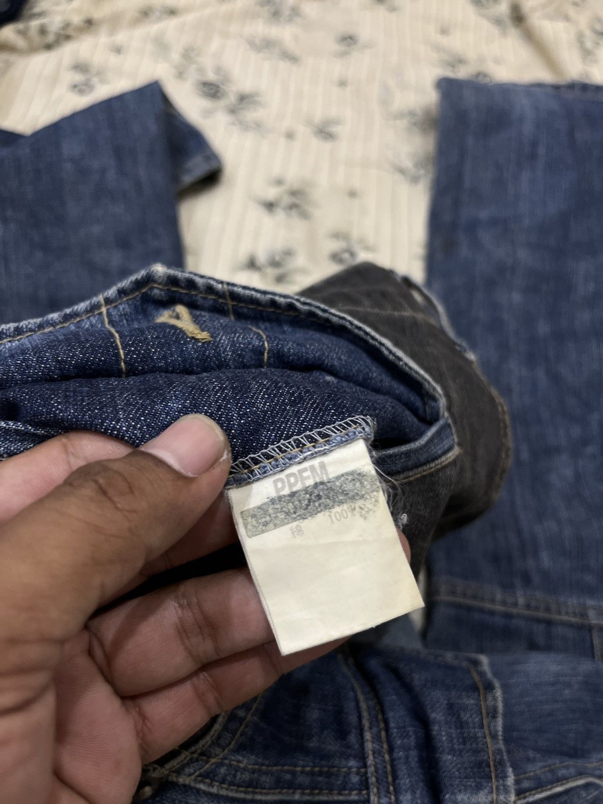 Le Grande Bleu (L.G.B.) 🔥🔥🔥ARCHIVE PPFM PATCHWORK DENIM Size US 33 - 18 Thumbnail