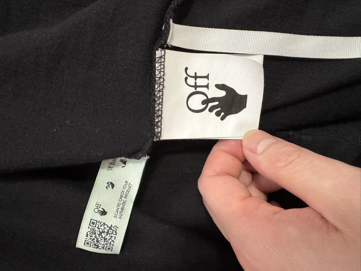 Off-White Off white logo and back graphic t shirt Size US XS / EU 42 / 0 - 4 Thumbnail
