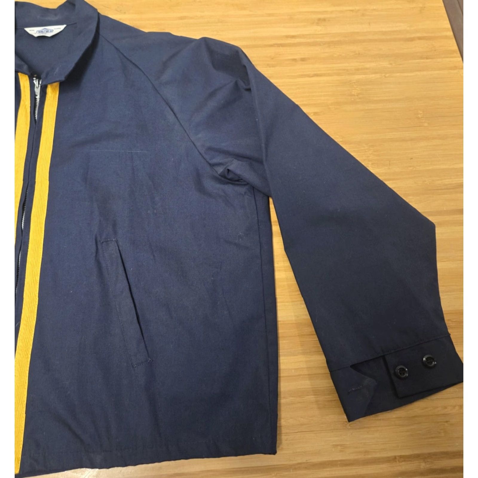 Vintage VINTAGE Printwear Jacket Mens XL Navy Golden Puppets Skydivers Graphic Cotton Size US XL / EU 56 / 4 - 3 Thumbnail