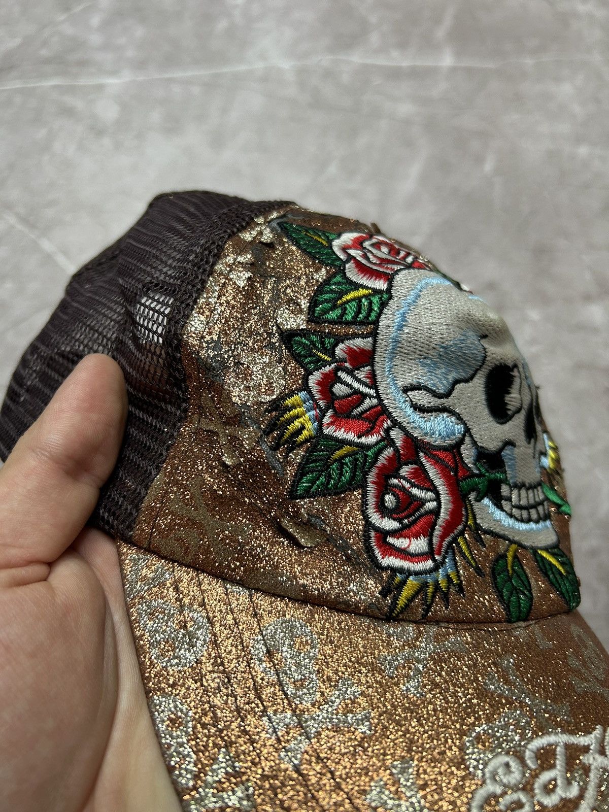 Ed Hardy × Japanese Brand × Vintage Ed Hardy vintage Japanese y2k cap Size ONE SIZE - 7 Thumbnail