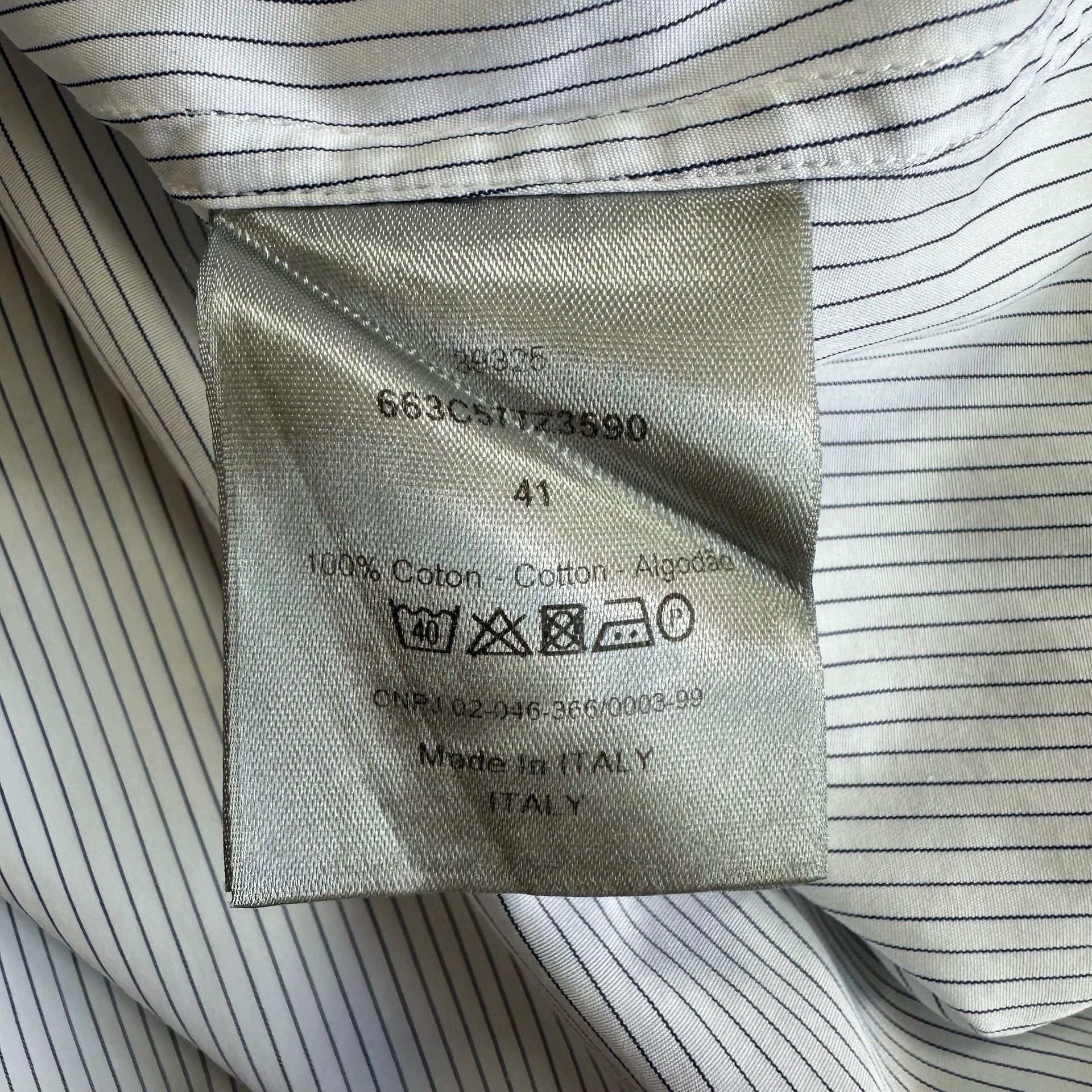 Dior dior long sleeve striped shirt jacket Size US M / EU 48-50 / 2 - 5 Thumbnail