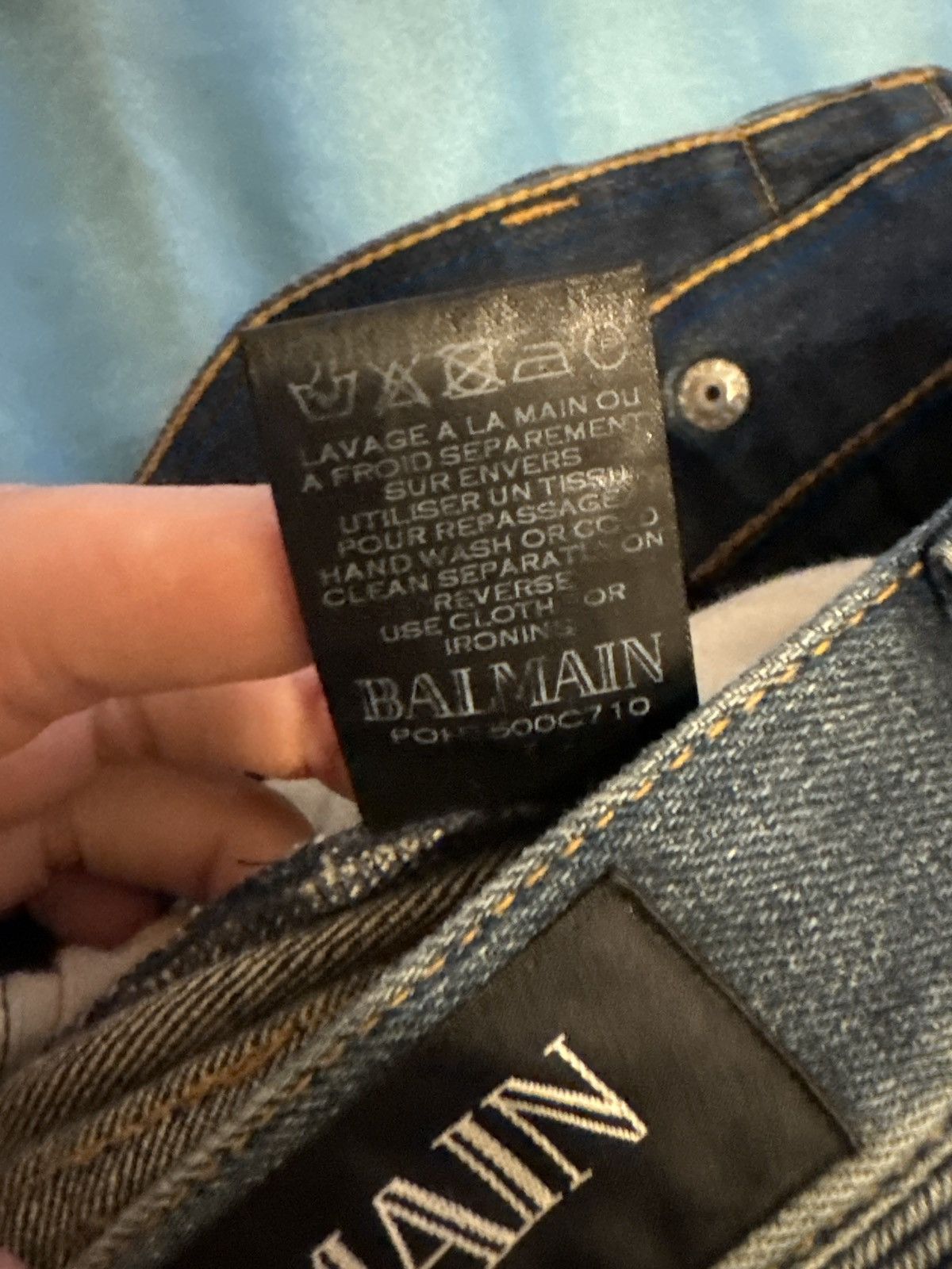 Balmain Distressed Balmain biker jeans Size US 32 / EU 48 - 10 Thumbnail