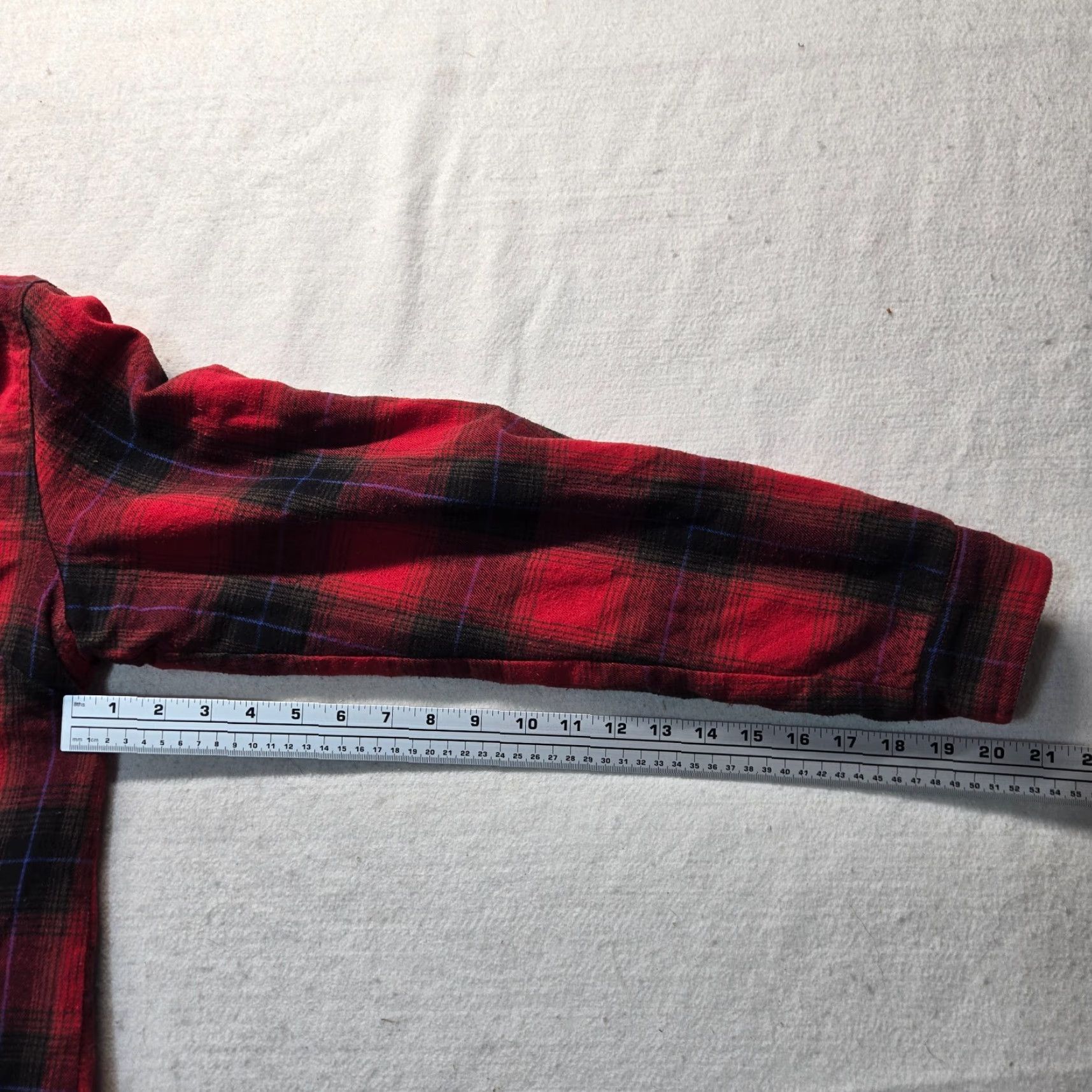 Vintage ZENTHACE Sweater Jacket Hooded Plaid Button L Red Adult Women Size L / US 10 / IT 46 - 7 Thumbnail