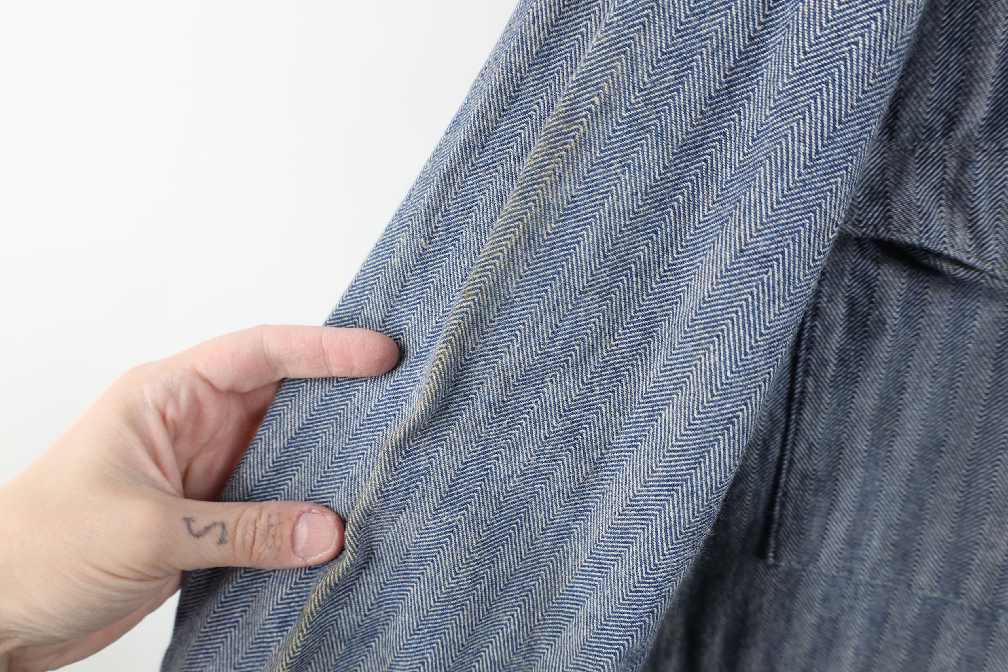 Dickies Vintage 70s Dickies HBT Herringbone Twill Coveralls Size US 38 / EU 54 - 14 Thumbnail