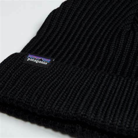 Patagonia Patagonia Fishermans Rolled Beanie Black NEW W/TAGs Unisex Size ONE SIZE - 2 Thumbnail