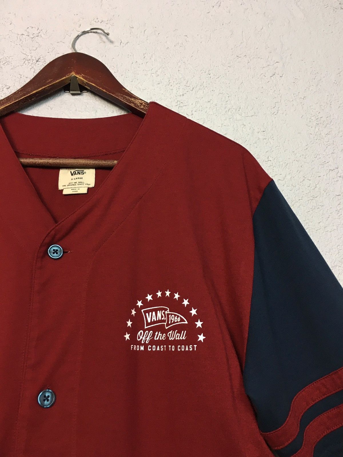 Vans vintage t-shirt VANS Baseball Jersey tee tshirt skate y2k Size US M / EU 48-50 / 2 - 2 Thumbnail