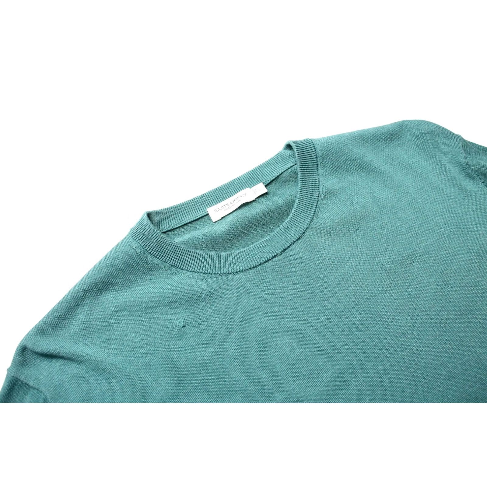 Suitsupply Suitsupply Cotton Silk Jumper Men's LARGE Crew Neck Pullover Size US L / EU 52-54 / 3 - 4 Thumbnail
