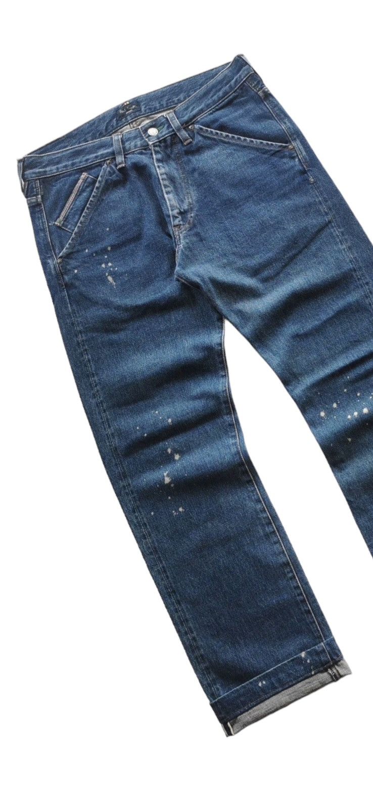 Japanese Brand Paul Smith Selvedge Painted Denim Jeans Size 34'' Size US 34 / EU 50 - 2 Thumbnail