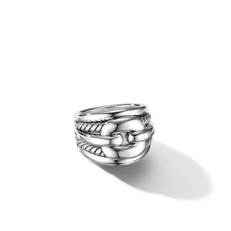 David Yurman o1w1db11025 R16219 /Size 9 /Ring in Silver Size ONE SIZE - 1 Preview