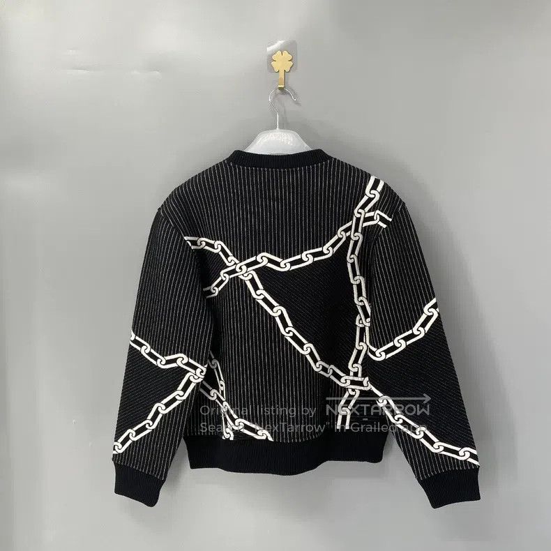 Louis Vuitton Louis Vuitton Chain logo sweatshirt Size US M / EU 48-50 / 2 - 2 Thumbnail