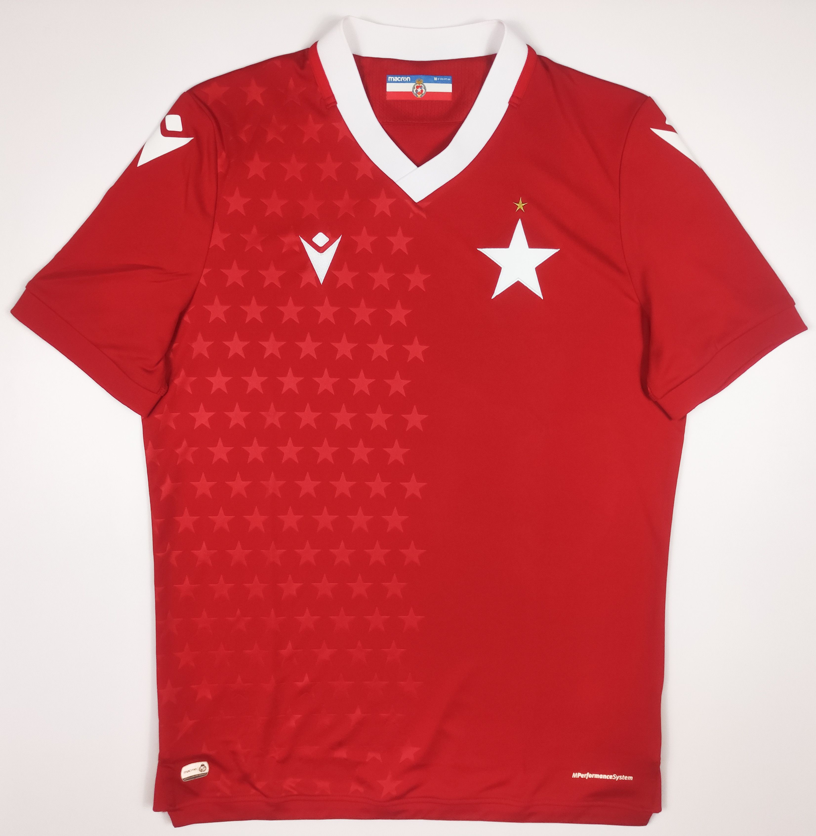 Macron Wisła Kraków 2022 2023 Macron Home Shirt Size US M / EU 48-50 / 2 - 1 Thumbnail