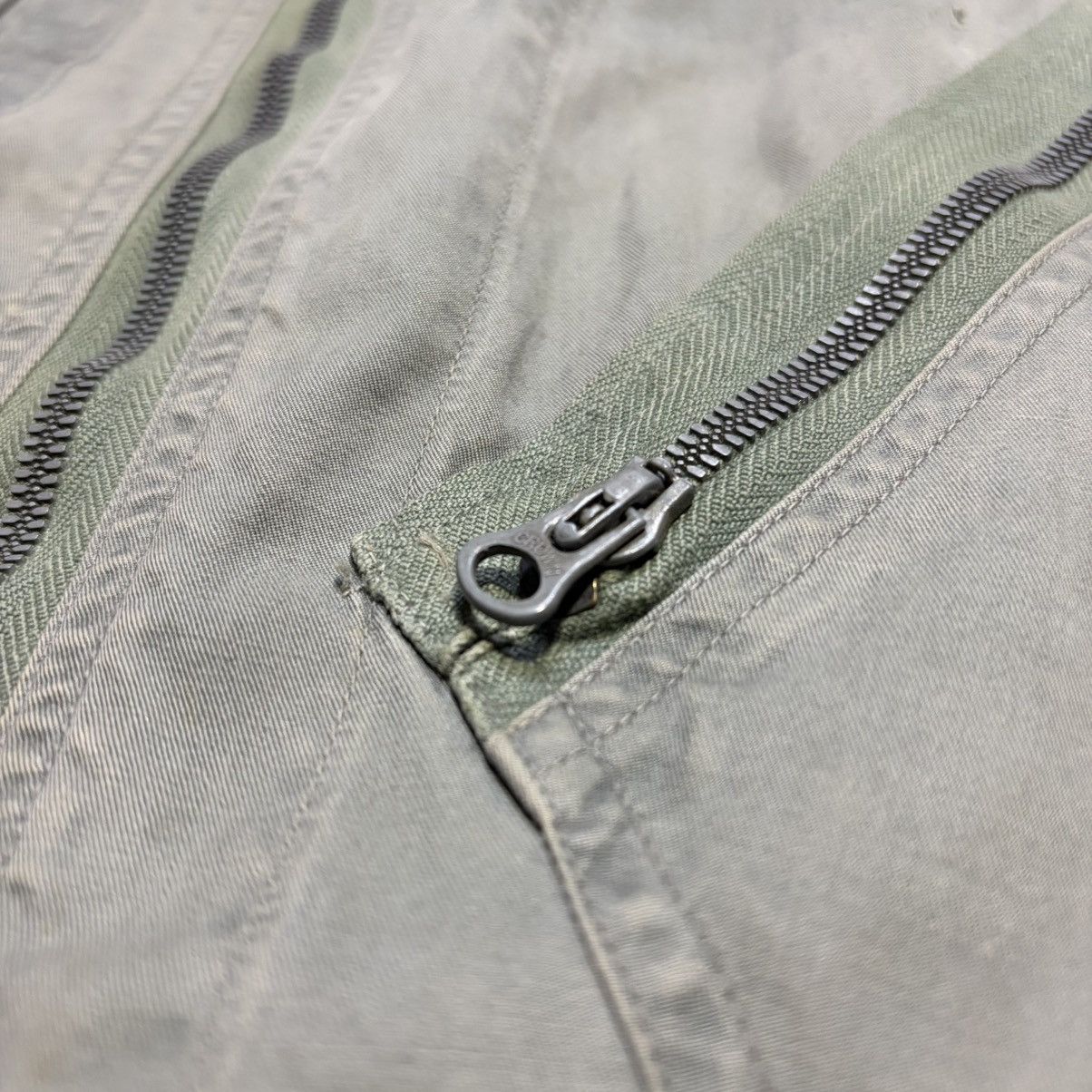 Vintage Vintage K2B Military Flight Suit Vietnam Repaired Crown 50s Size US 34 / EU 50 - 15 Thumbnail