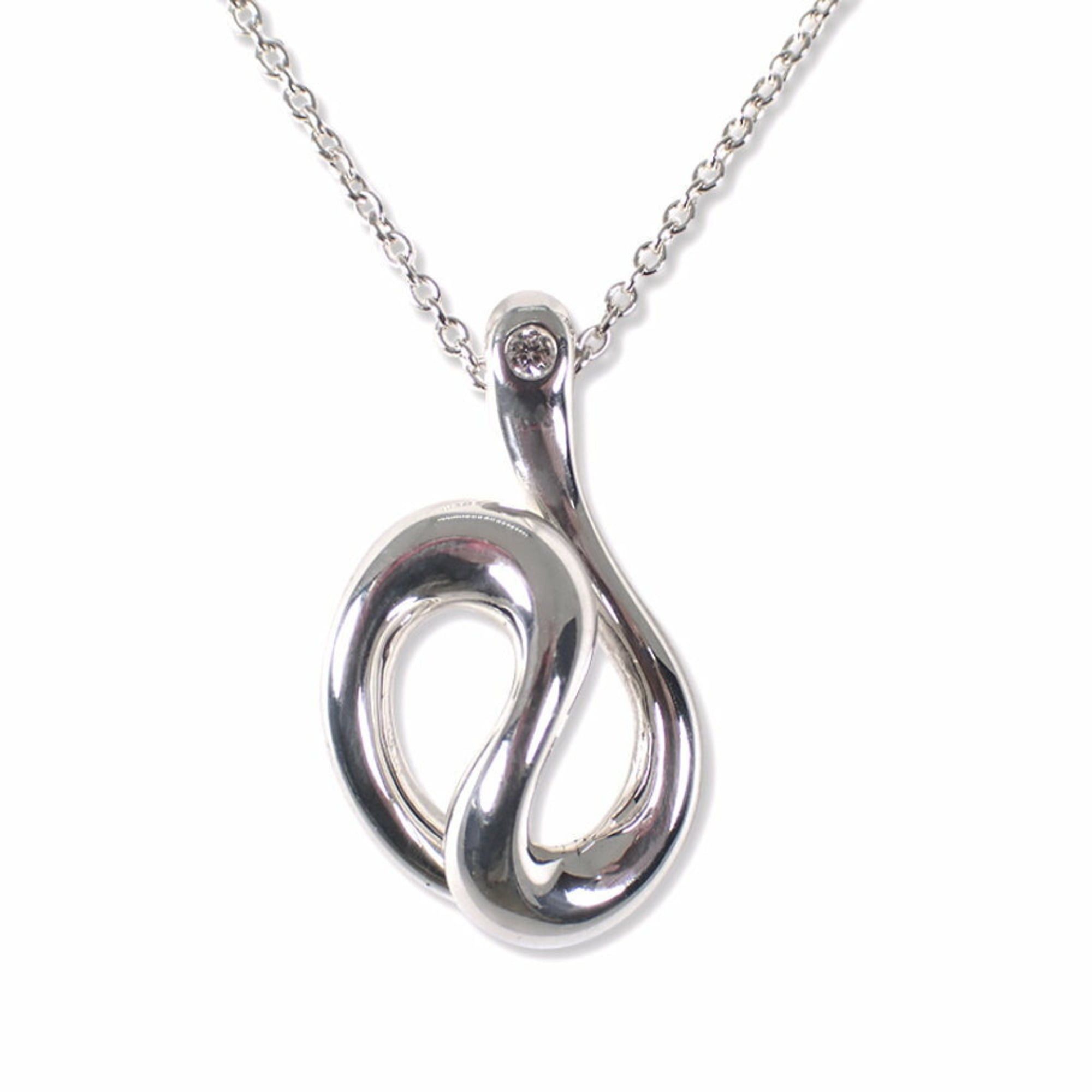 Tiffany & Co. TIFFANY 925 Wave Pendant Necklace Size ONE SIZE - 1 Thumbnail