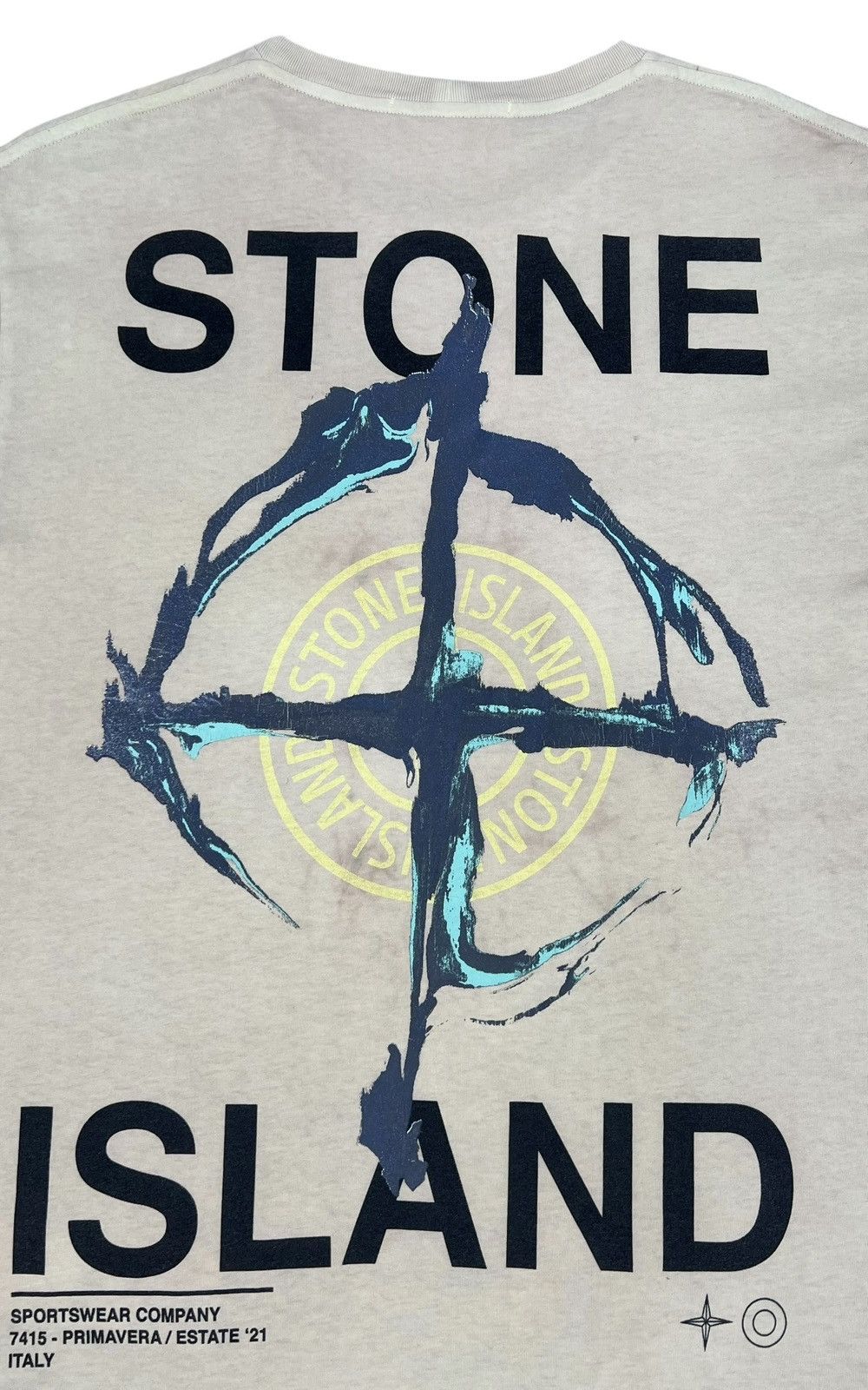 Stone Island STONE ISLAND Marble Three T-shirt 'Lemon' Size US M / EU 48-50 / 2 - 4 Thumbnail