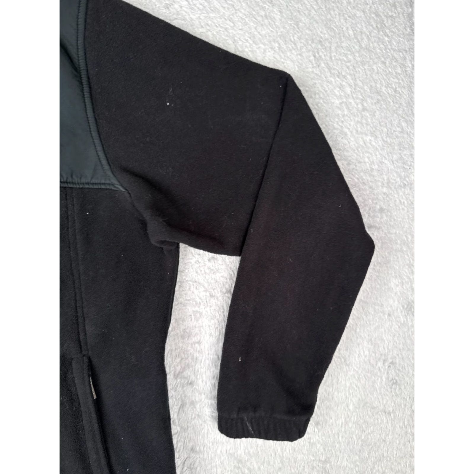 Vintage Columbia Jacket Womens Large Black Hooded Fleece Full Zip Hiking Outdoor Warm Size L / US 10 / IT 46 - 2 Thumbnail