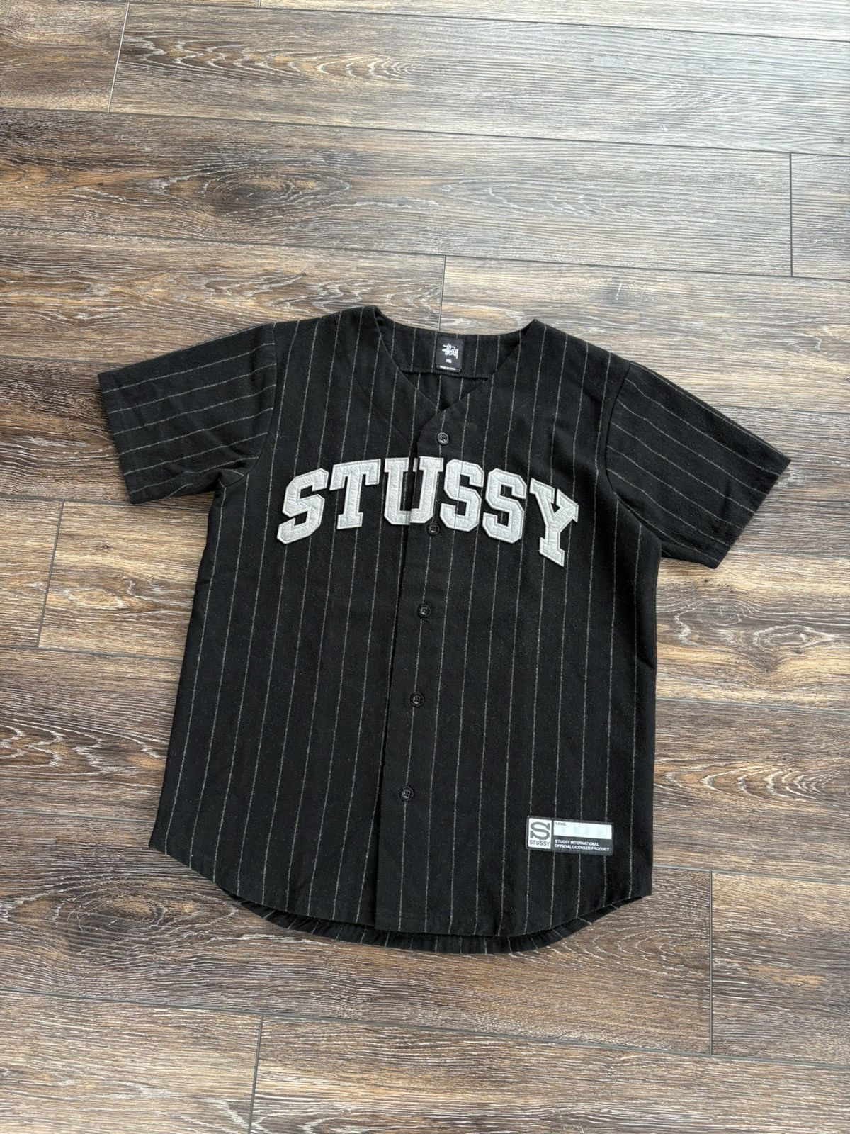 Stussy STUSSY TEAM 80 JERSEY BLACK | Grailed