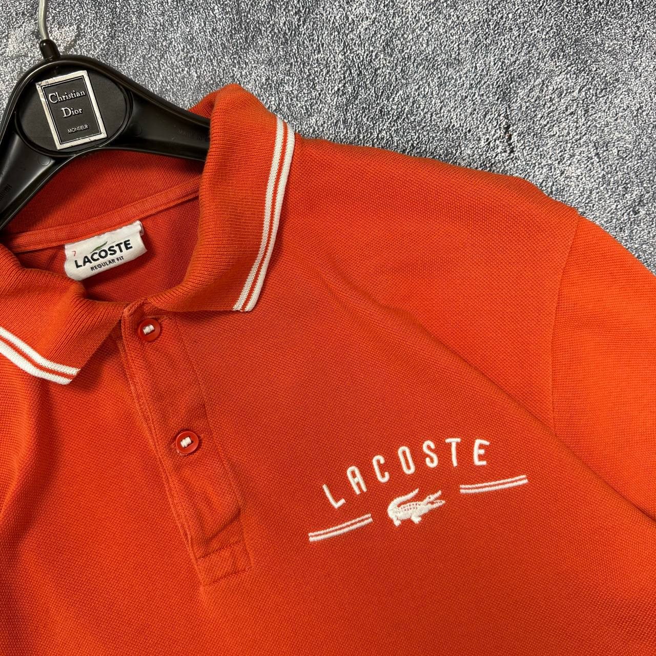 Lacoste Vintage Lacoste Luxury Streetwear Polo Tee Size 7 Big Logo Size US L / EU 52-54 / 3 - 2 Thumbnail
