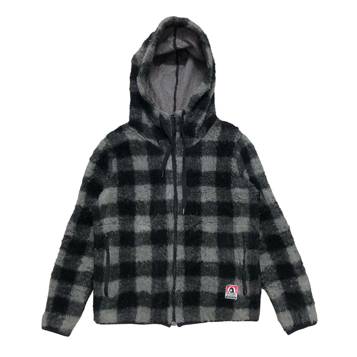 image of Hysteric Glamour Fullzip Hoodie Fleece in Black, Women's (Size Small)