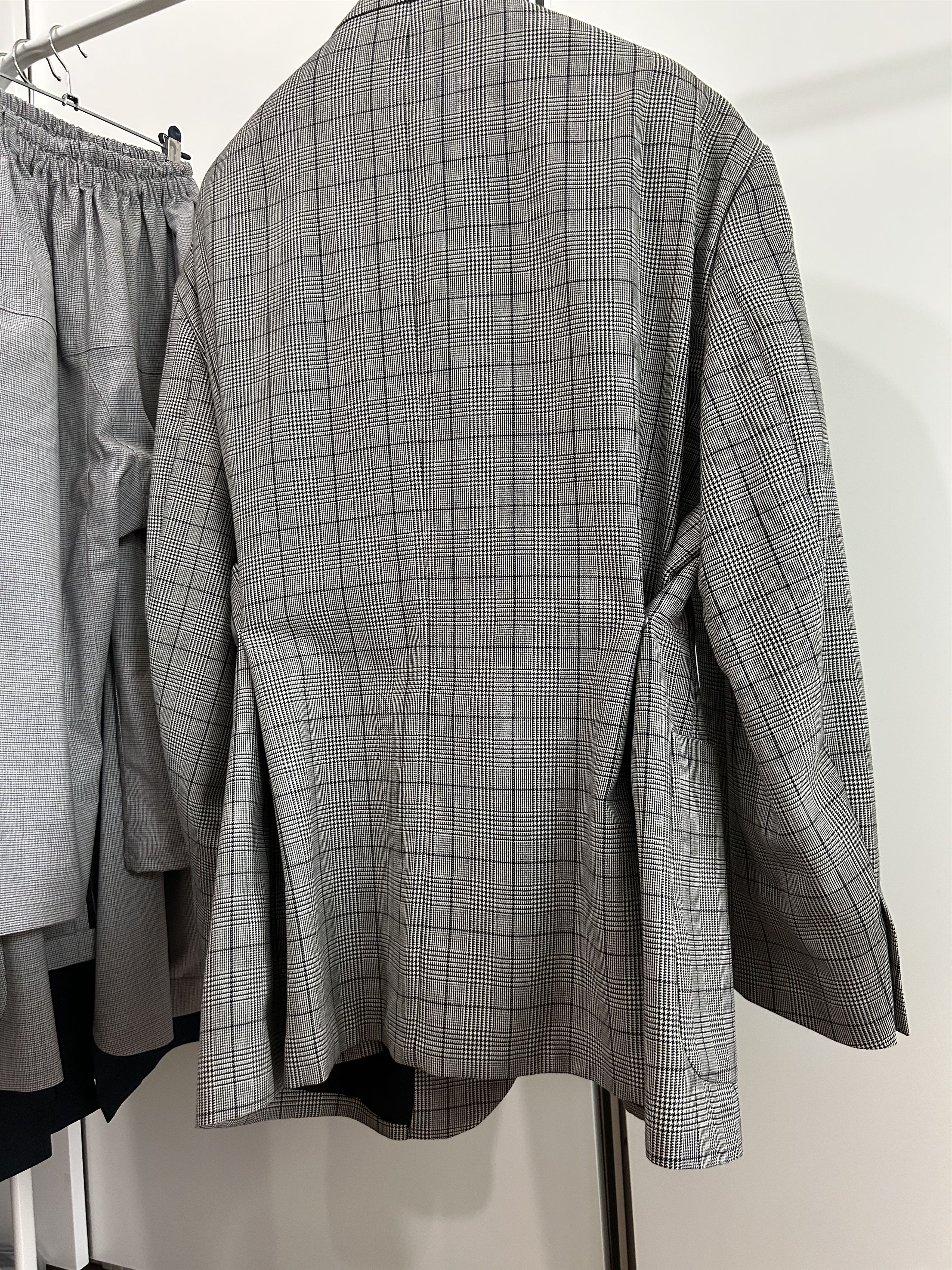 Raf Simons RAF SIMONS Houndstooth Oversized Blazer (18SS) Size US M / EU 48-50 / 2 - 12 Thumbnail