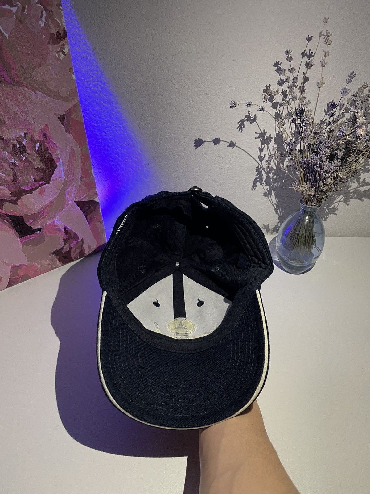 Mercedes-Benz × Vintage Mercedes-Benz 90’s VTG Hat Black Cap Size ONE SIZE - 6 Thumbnail