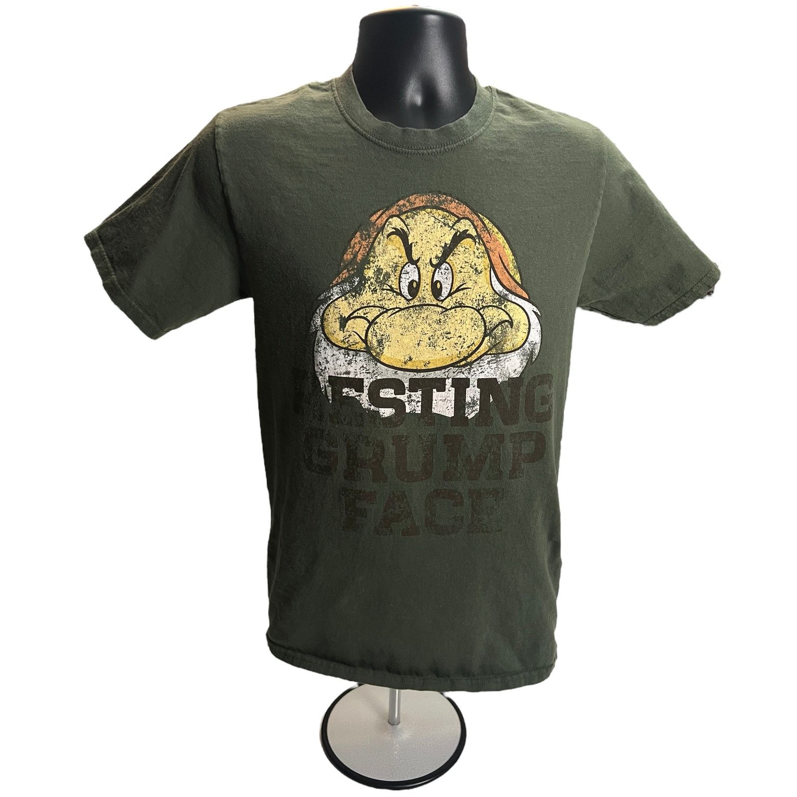 Disney Disney Grumpy Grump Face Unisex Shirt Distressed Look Small Size US S / EU 44-46 / 1 - 1 Thumbnail