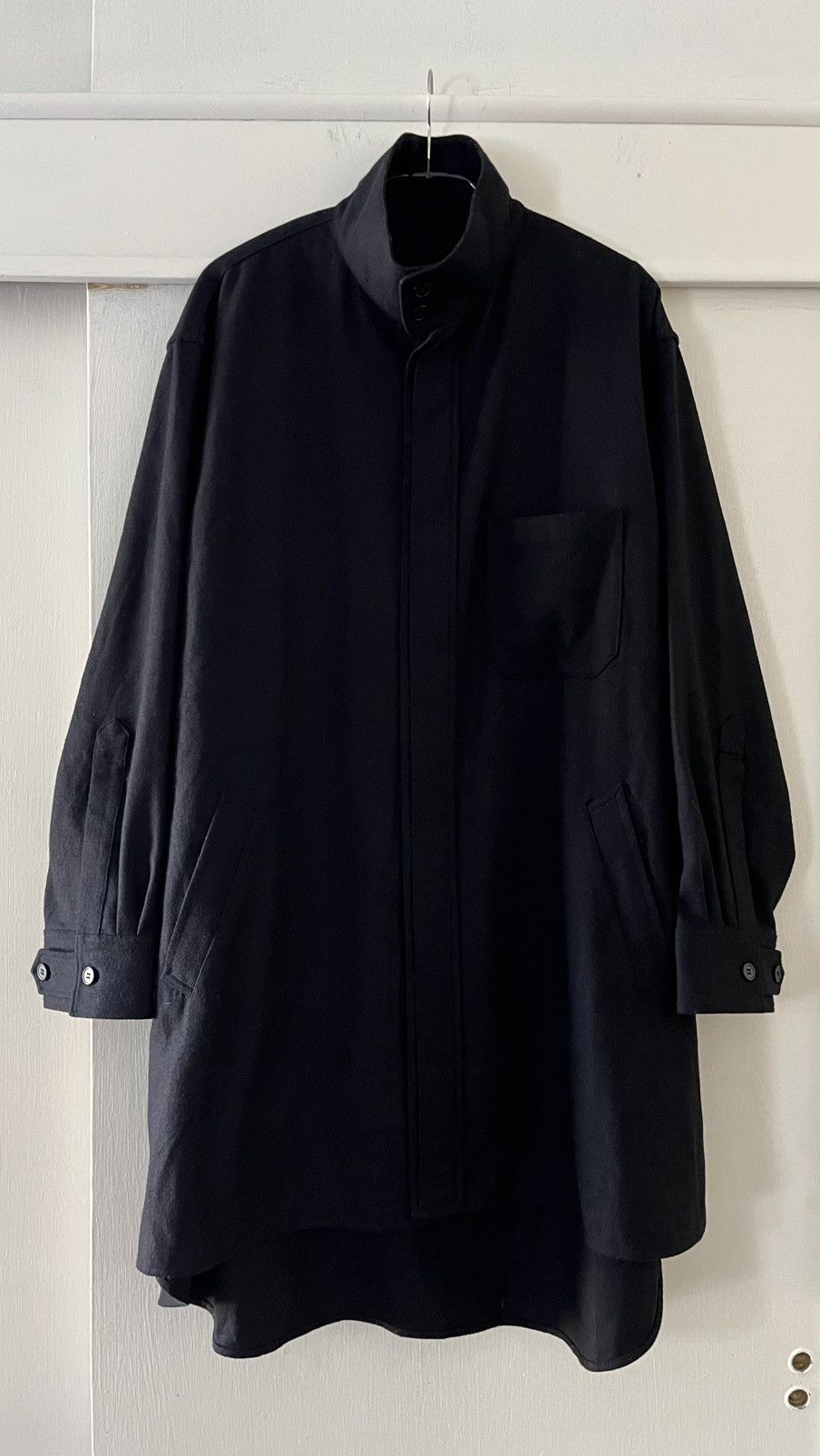 Y-3 Y-3 Wool Over Shirt Stand Collar Size US M / EU 48-50 / 2 - 1 Thumbnail
