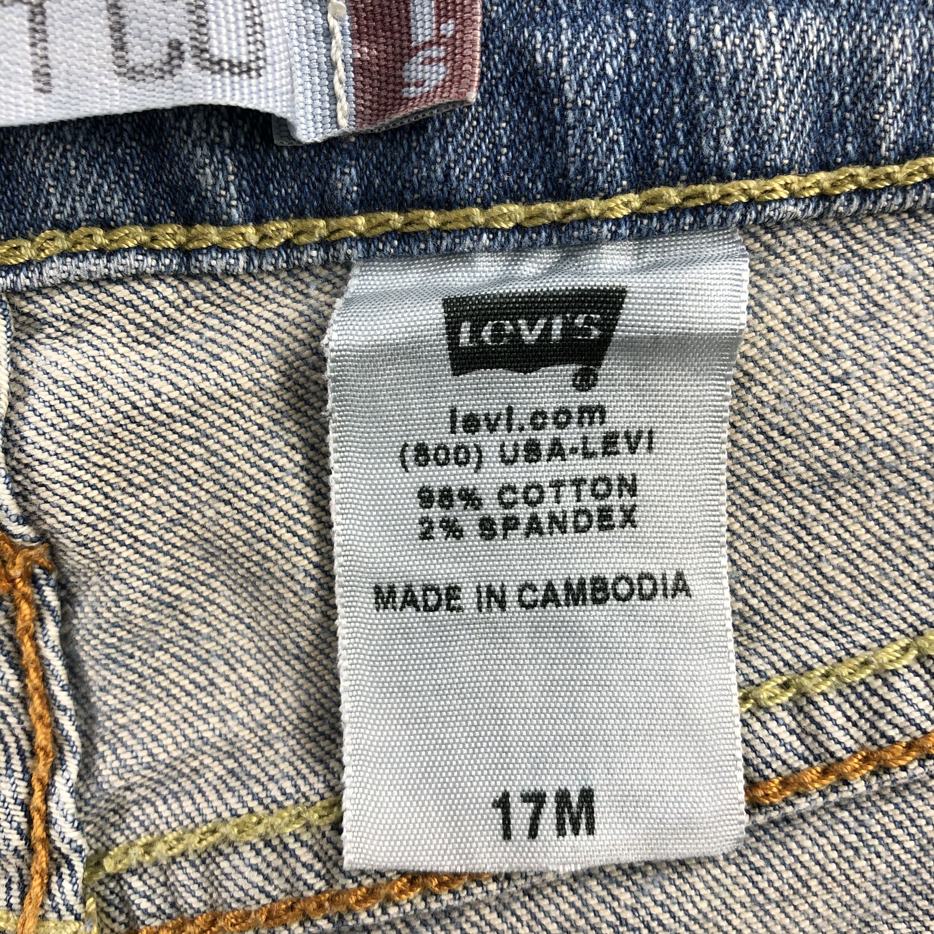Levi's Vintage Light Wash Levis 518 Jeans-J1670 Size US 39 - 14 Thumbnail
