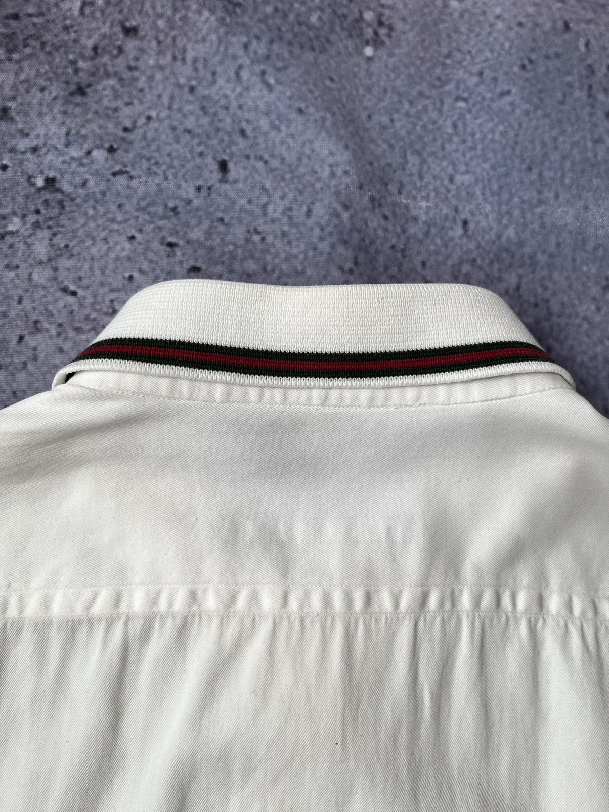 Gucci Gucci White Shirts Collar “Gucci” size 41 Size US XS / EU 42 / 0 - 7 Thumbnail